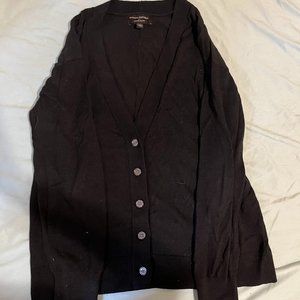 Banana Republic Factory Forever Cardigan, Black, Size Small
